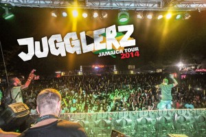 Jugglerz am Dream Weekend in Jamaica